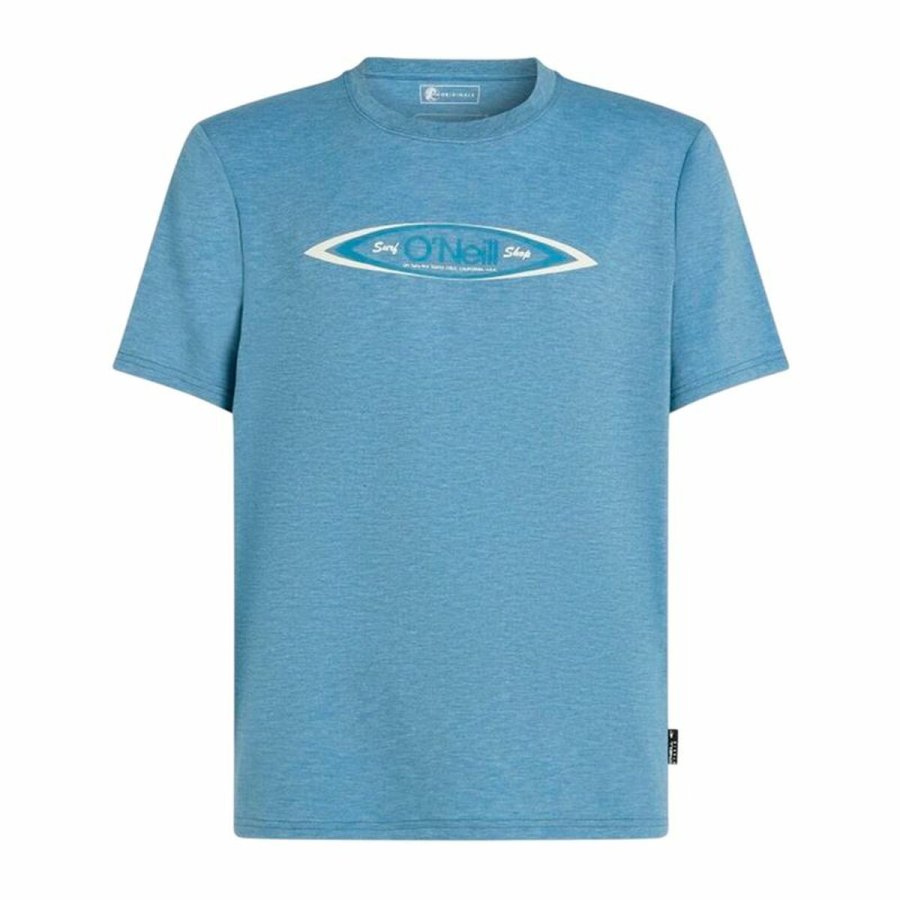 Kortrmet T-shirt til Mnd O'Neill O'Riginals Hybrid Polygiene Indigo #1