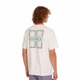 Kort�rmet T-shirt til M�nd O'Neill Retro Hvid #2