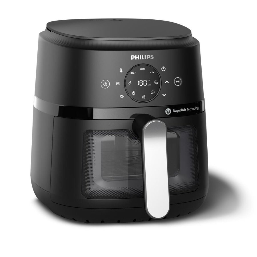 Varmluftsfrituregryde Philips NA221/00 1500 W 4,2 L Sort/Slvfarvet #1