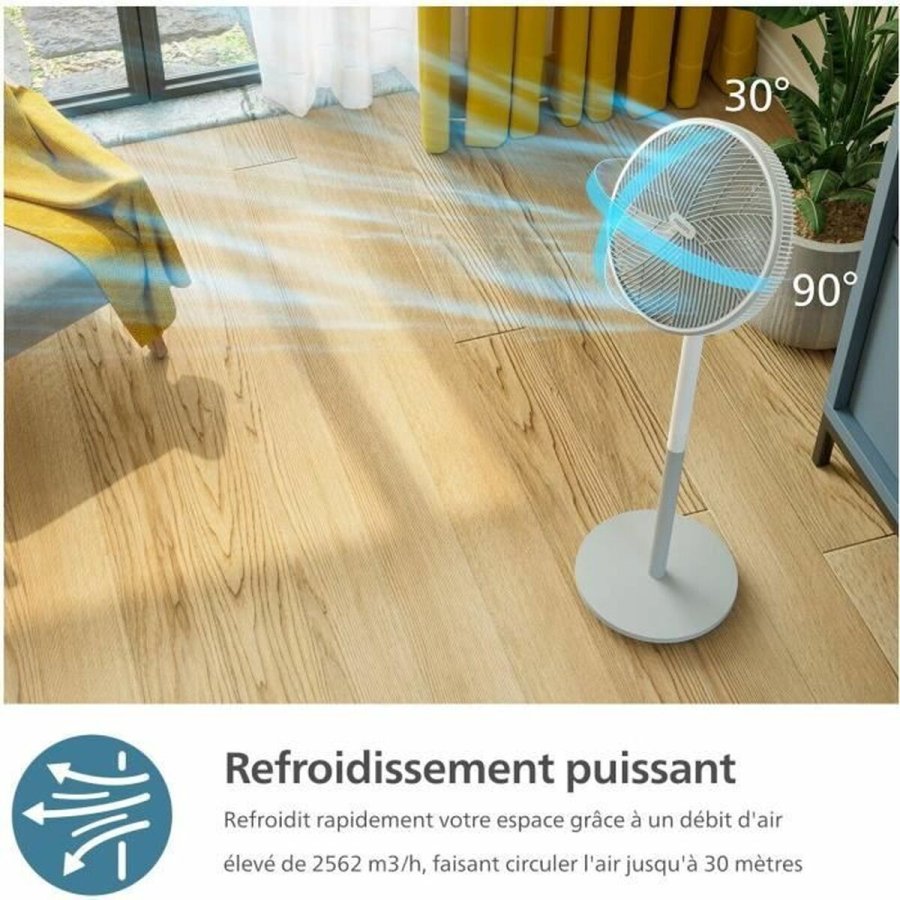 Fritstende ventilator Philips CX2550/00 Hvid 50 W #3