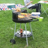 Kulgrill med hjul Grill Sort  51 cm #9