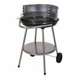 Kulgrill med hjul Grill Sort  51 cm #1