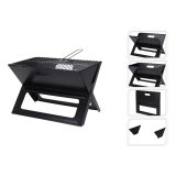 Fleksibel brbar grill til brug med trkul X-formet 45 x 30 x 35 cm Jern #5