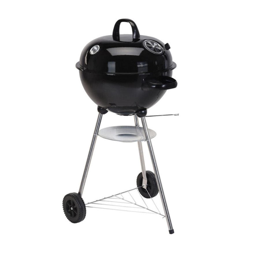 Kulgrill med hjul Sort 47 x 90 cm Cirkulr #1