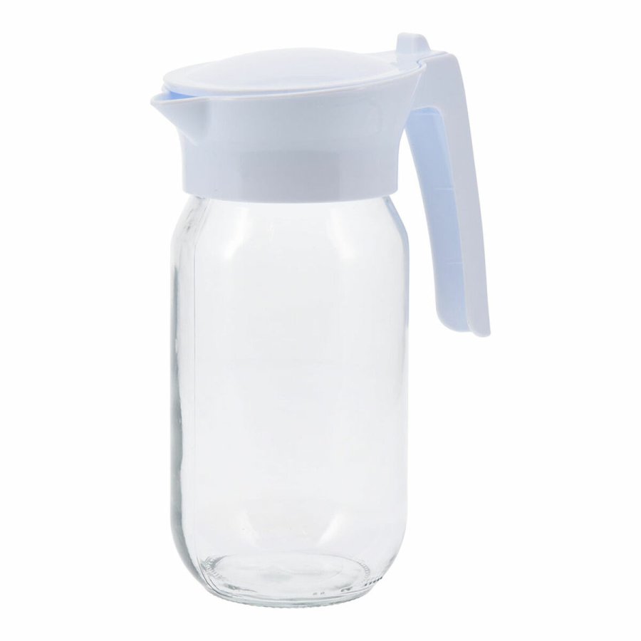 Kande Excellent Houseware Hvid Gennemsigtig Krystal 1 L #1
