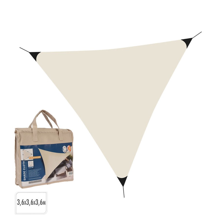 Markise Lifetime Fl�defarvet Trekantet 3,6 x 3,6 x 3,6 m #1