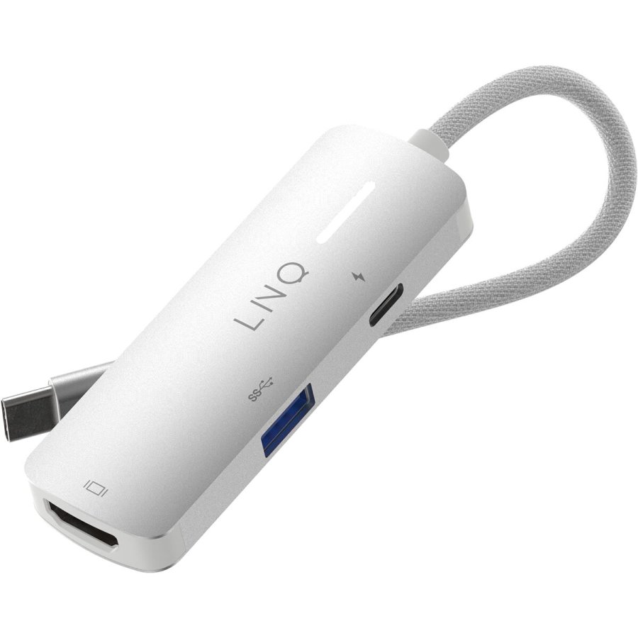 USB Hub Linq Byelements LQ49031 Hvid Gr #4