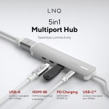 USB Hub Linq Byelements LQ49051 Hvid Gr #5