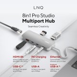 USB Hub Linq Byelements LQ49081PS Hvid Gr #5