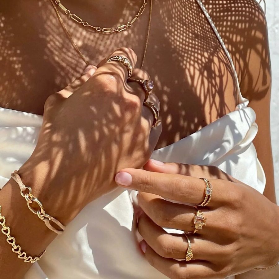 Ring til kvinder 24KAE 12435Y/50 #4