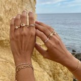 Ring til kvinder 24KAE 12441Y/56 16 Gylden #6