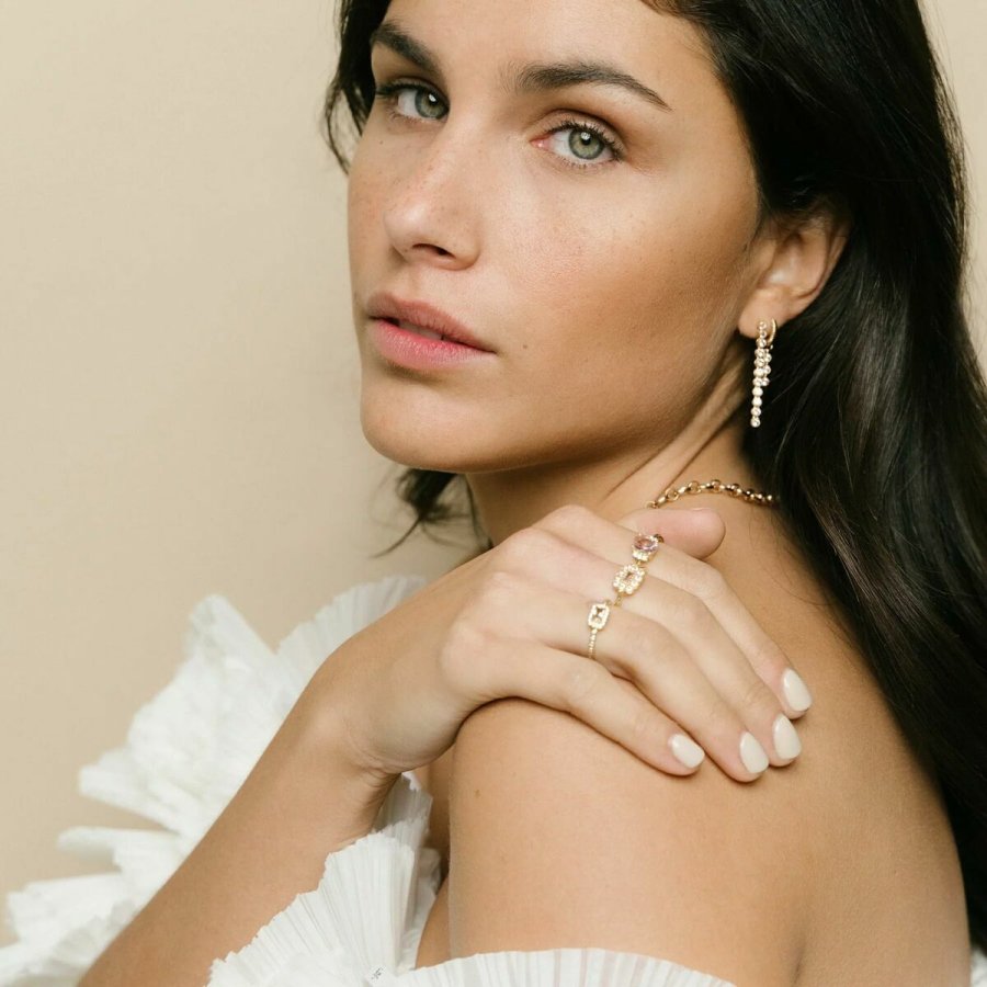 �reringe til kvinder 24KAE 42444Y Metal Gylden #5