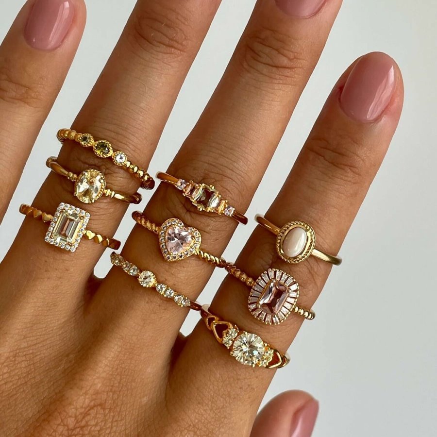 Ring til kvinder 24KAE 12467Y/50 #2