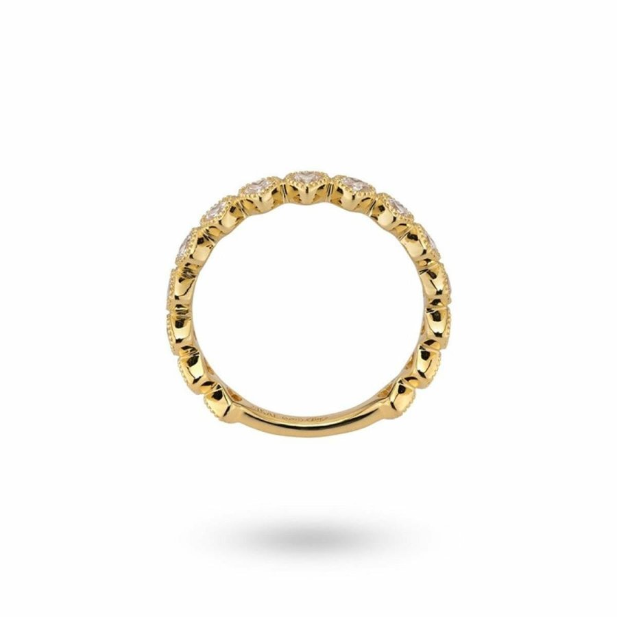 Ring til kvinder 24KAE 12492Y/54 Gylden 14 #1
