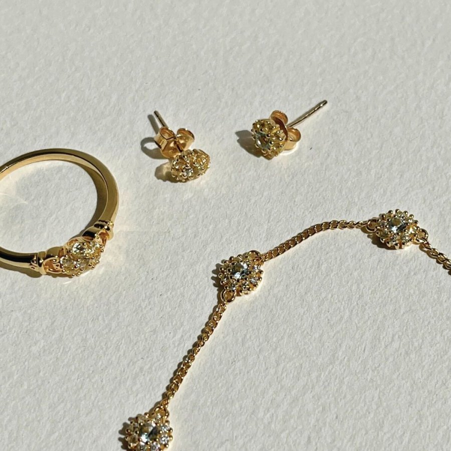 Armb�nd til kvinder 24KAE 22434Y Gylden #2