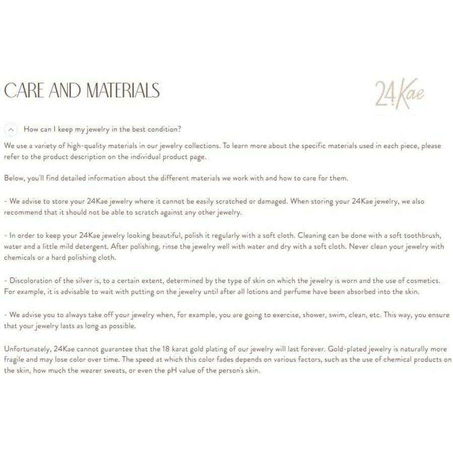 reringe til kvinder 24KAE Metal #2