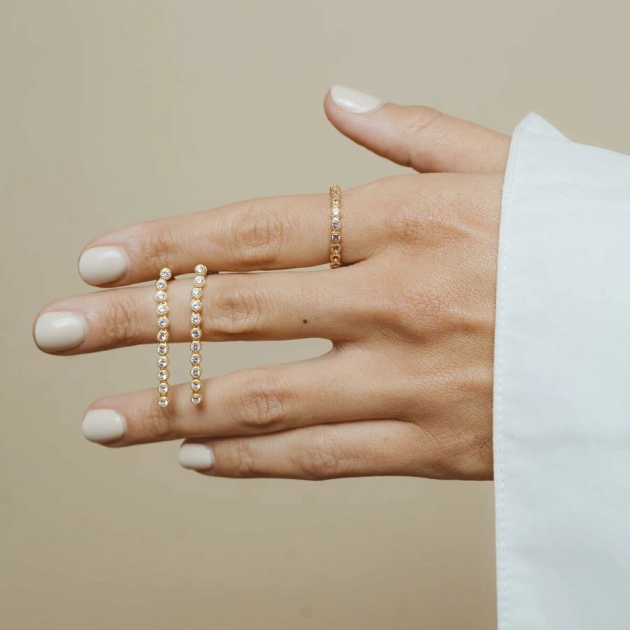 reringe til kvinder 24KAE 42458Y Gylden #3