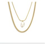 Halskde til kvinder CO88 Collection 8CN-26272 Gylden #1