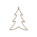 Julepynt Lumineo Gylden Metal 34 x 46 cm #1