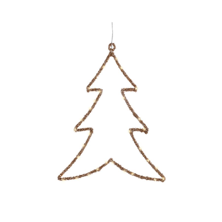 Julepynt Lumineo Gylden Metal 34 x 46 cm #1