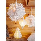 Lysdekoration Lumineo Hvid Juletr� � 42 x 48 cm #3