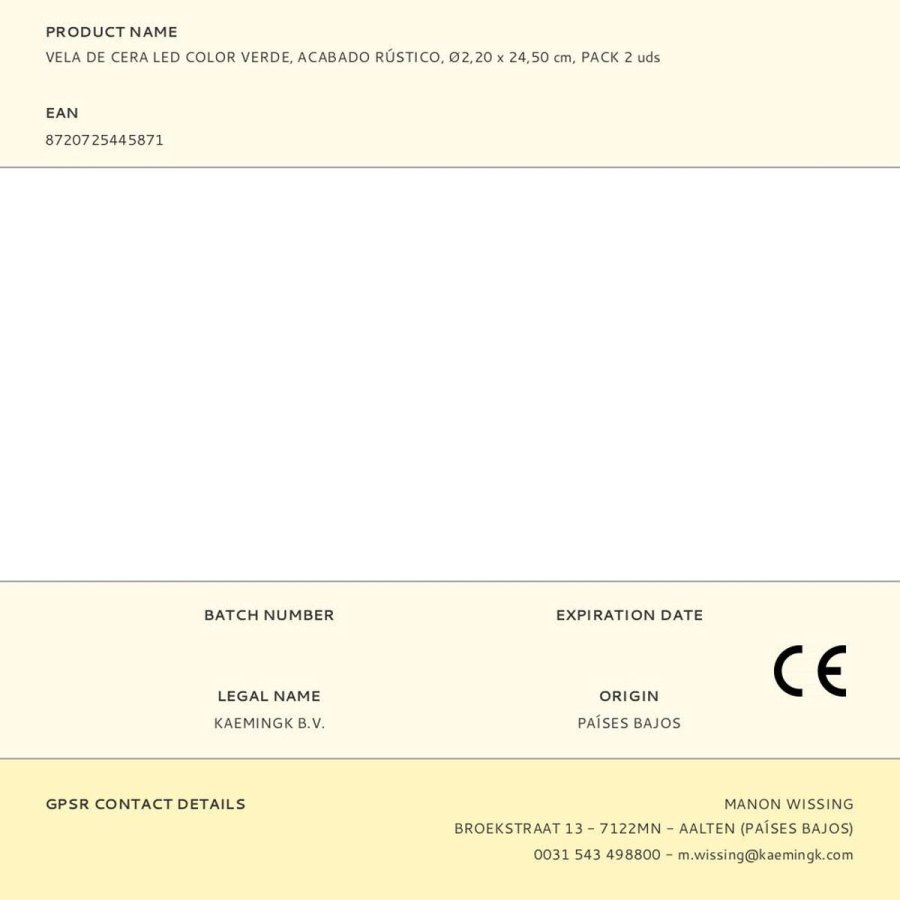 Stearinlys Lumineo #4