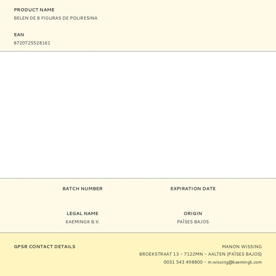 St med tal KSD Multifarvet Polyesterharpisk (8 Dele) #2