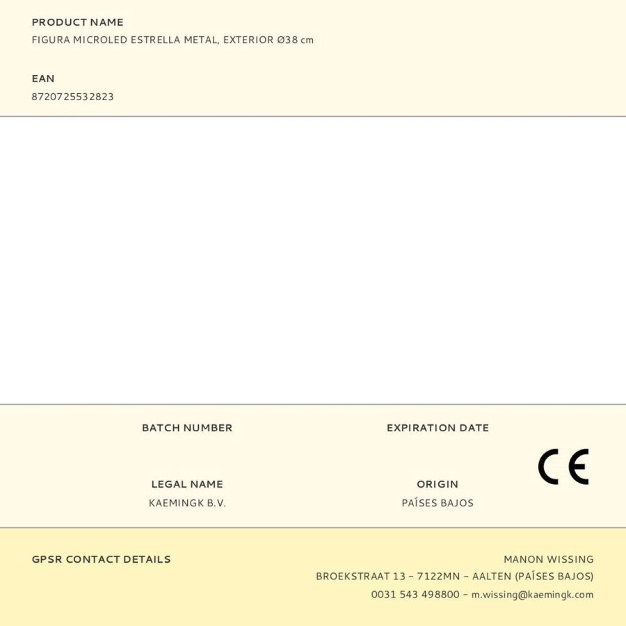 Julestjerne Lumineo Metal  38 cm #3