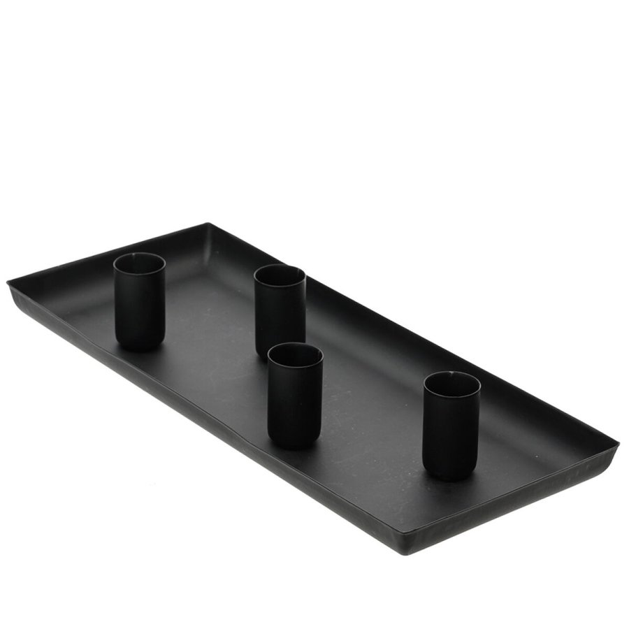 Bakke til lys KSD Sort 29 x 12 x 2 cm #1