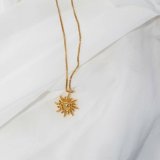 Vedh�ng til kvinder 24KAE 32471Y Gylden #2