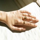 Ring til kvinder 24KAE 124138Y/56 16 Gylden #3