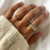 Ring til kvinder 24KAE 124142Y/54 Gylden 14 #2