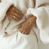 Ring til kvinder 24KAE 124142Y/54 Gylden 14 #5