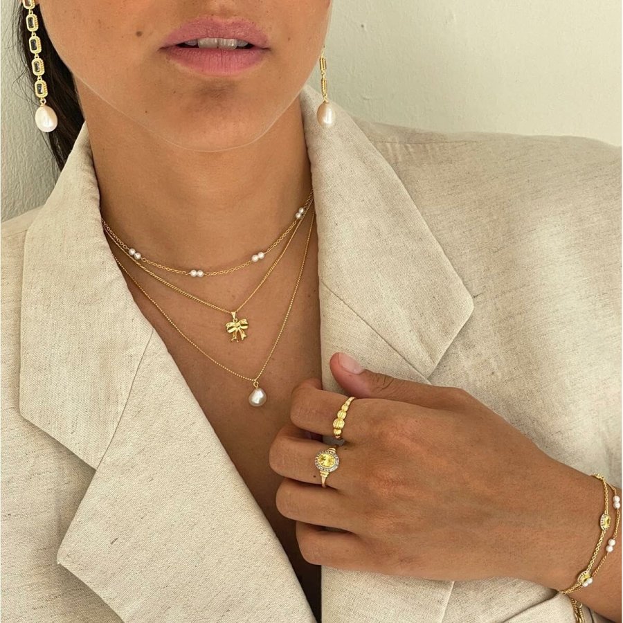 Halskde til kvinder 24KAE #2