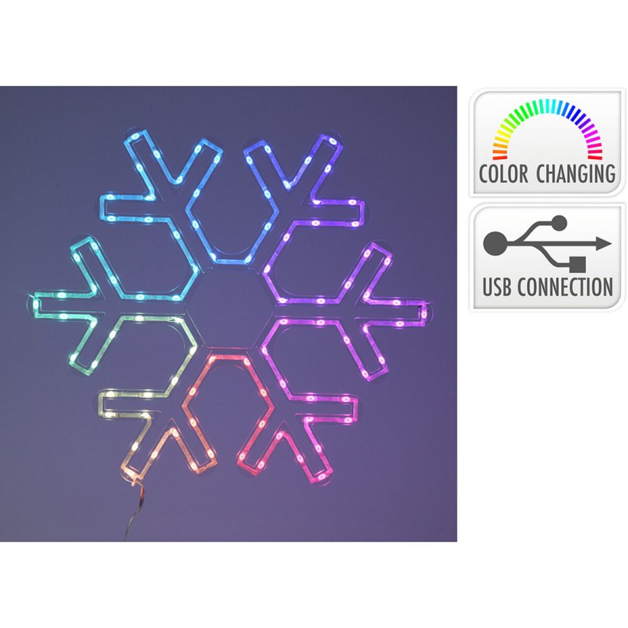 Julepynt Lifetime RGB Snefnug 50 x 43 cm LED RGB #5
