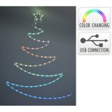 Lysdekoration Lifetime Juletr LED RGB 66 x 87 cm #5