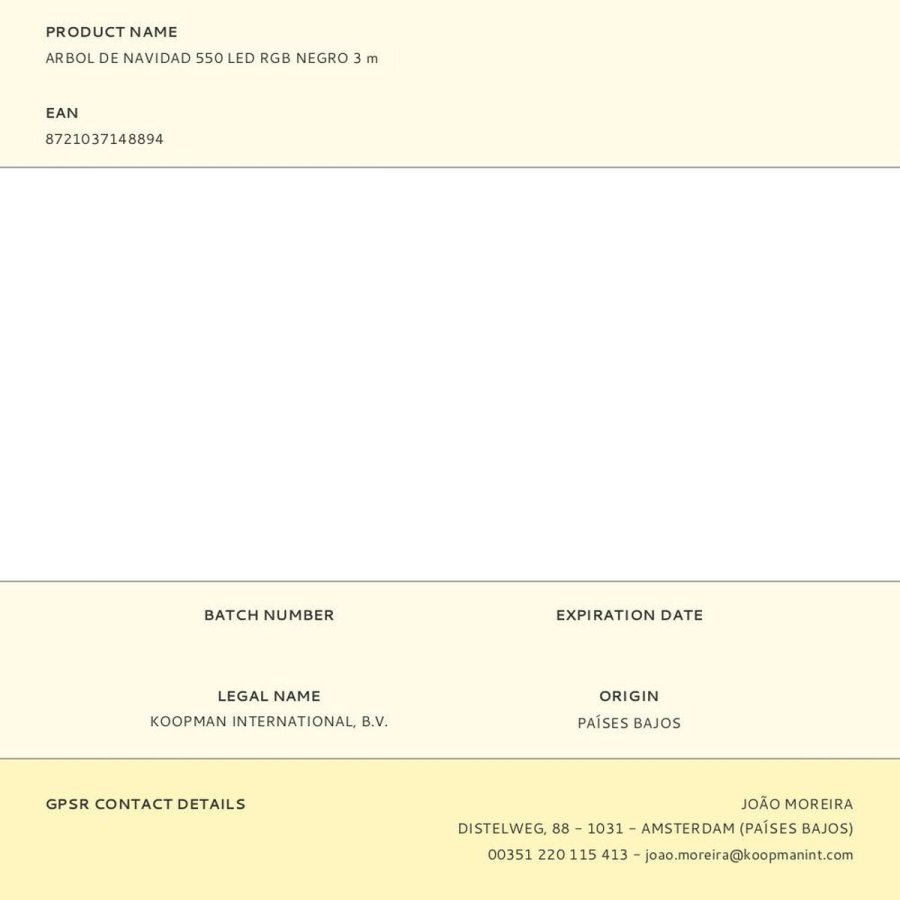 Juletr� BASIC & CO RGB Metal Plastik Jul LED #2