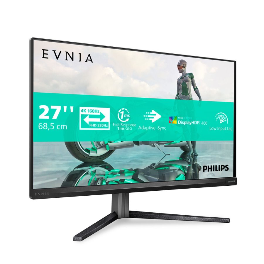 Gaming skrm Philips 27 IPS 3440X2160 4K 16:9 160HZ MNTR 4K Ultra HD 27