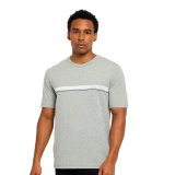 Kort�rmet T-shirt til M�nd Calvin Klein Lysegr� #1
