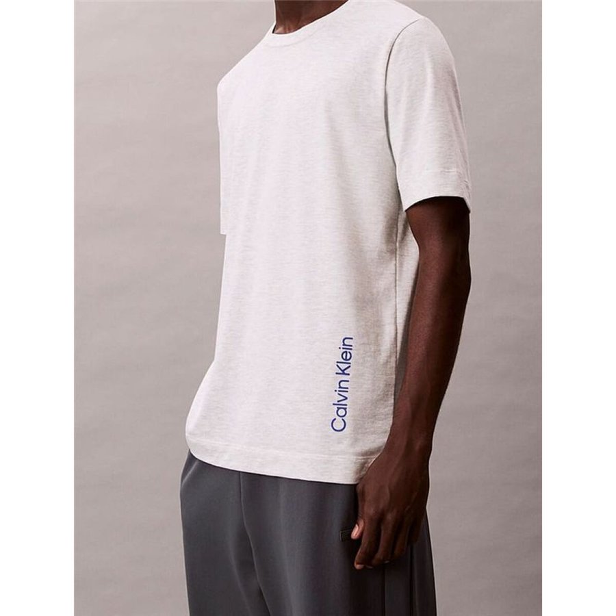 Kort�rmet T-shirt til M�nd Calvin Klein Lifestyle Hvid #6