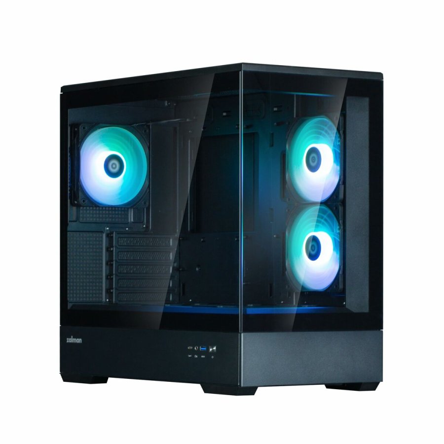 ATX Semi-t�rn kasse Zalman P30 V2 Sort #7