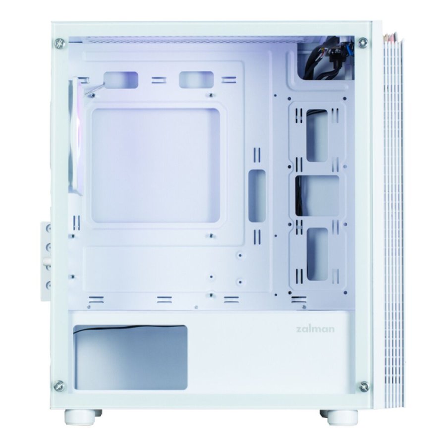 ATX Semi-t�rn kasse Zalman T4 PLUS Hvid #6