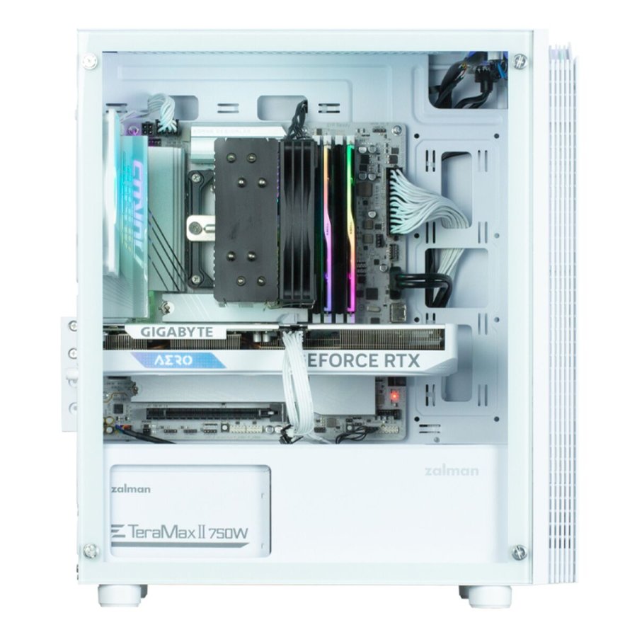 ATX Semi-t�rn kasse Zalman T4 PLUS Hvid #7