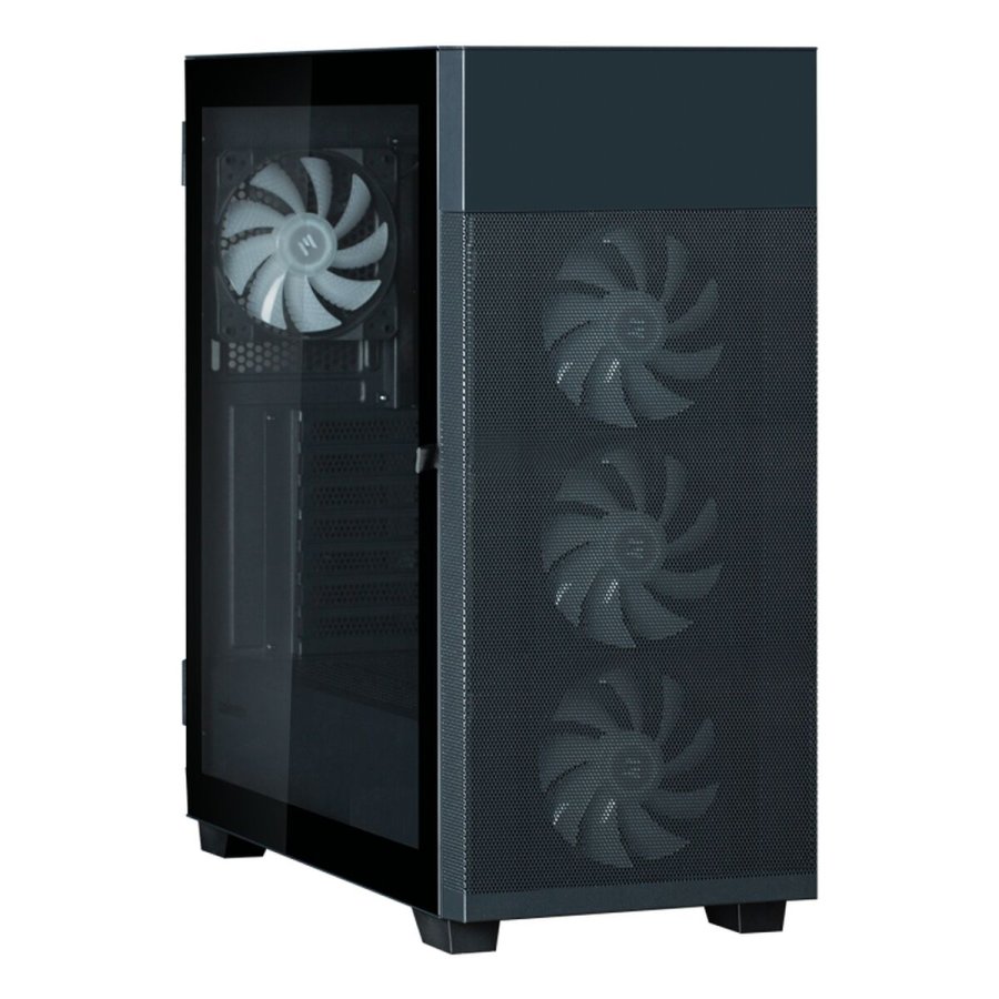 ATX Semi-t�rn kasse Zalman S5 NEO BLACK Sort #7