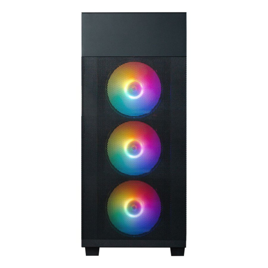 ATX Semi-t�rn kasse Zalman S5 NEO BLACK Sort #2