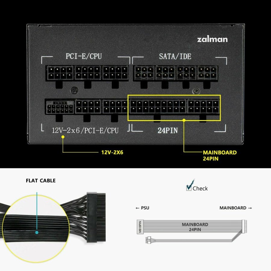 Str�mforsyning Zalman 8800263650453 #6