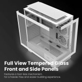 ATX Semi-t�rn kasse Zalman CHRONIX WHITE Hvid #5