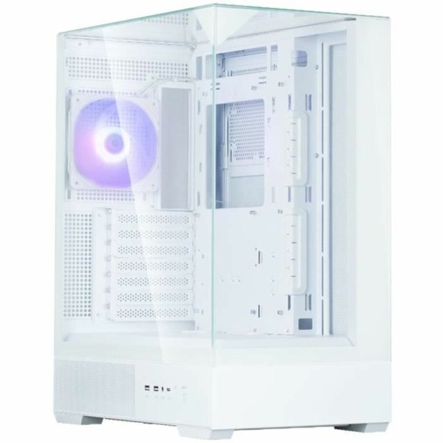 ATX Semi-t�rn kasse Zalman P40 Prism Plus Hvid #1