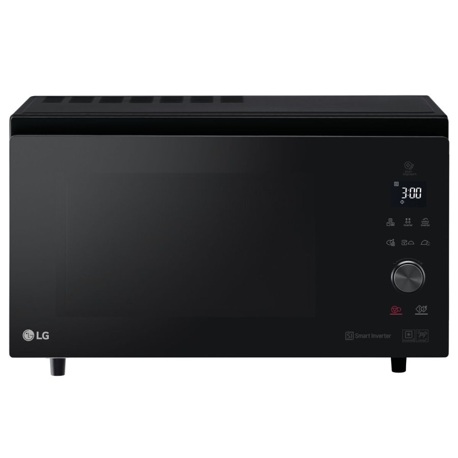 Mikroblgeovnen med Grill LG MJ3965BPS Sort 1350 W #1