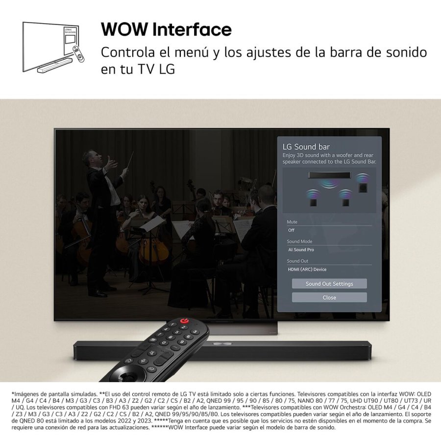 Sound bar LG DS60T Sort 340 W #4